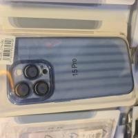 Iphone 15 pro sefaf mavi kılıf