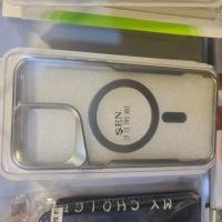İphone 15 pro max sefaf gri kılıf