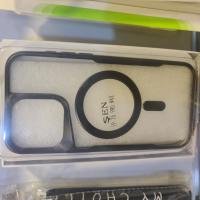 Iphone 15 pro max sefaf siyah kılıf 
