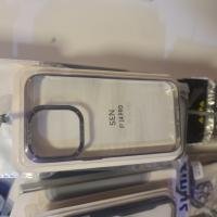 İphone 14 sefaf kenarı mor kılıf 