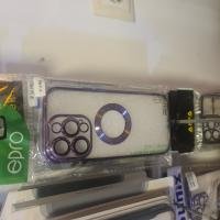 Iphone 14 pro sefaf kenari mor kılıf
