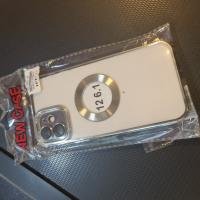 Iphone 12 beyaz gumus kılıf 