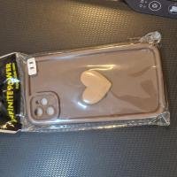 Iphone 11 kahverengi güllü 