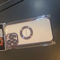 Iphone 14 pro max mor beyaz kılıf 