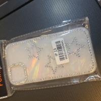 Iphone 13 beyaz yildiz simli kılıf 