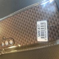 Samsung a17 kahve rengi desenli kilif