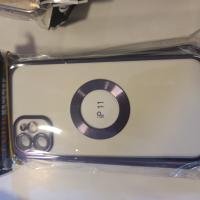 Iphone 11 sefaf mor kılıf 