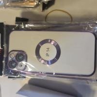 Iphone 14 sefaf mor kılıf 