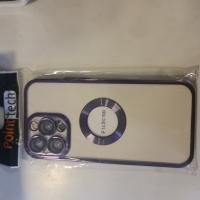 İphone 14 pro max sefaf mor kılıf 