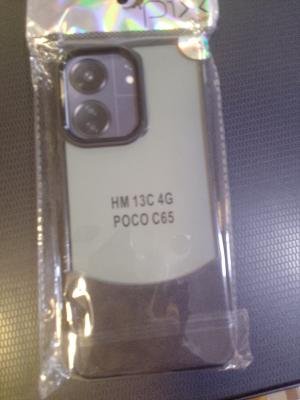 Red mi 13c siyah sefaf kılıf 