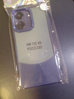 Red mi 13c sefaf mavi kilif 