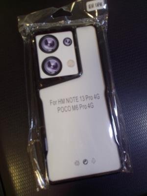 Red mi note 13 pro sefaf siyah kılıf 