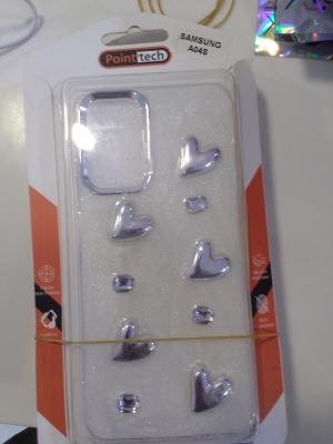 Samsung a04s kalpli desenli kılıf 