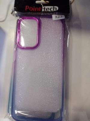 Samsung a23 pembe mavi  kılıf 