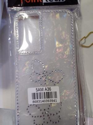 Samsung a36 beyaz sefaf desenli