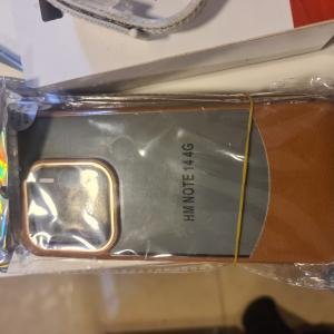 Red mi note 14  kahverengi kılıf 