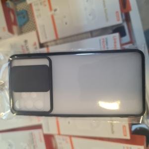 Samsung a74 sefaf siyah kılıf 