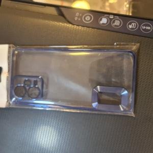 Mi Note 12 pro sefaf mavi kılıf 