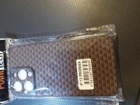 Iphone 15 pro max kahve rengi desenli