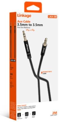 LKA-08 3.5mm to 3.5mm 2mt Uzunluklu Aux Ses Kablosu