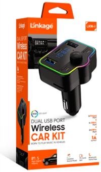 LKW-1 Wireless 2xUSB-A, 1xUSB-C ve TF Kart Girişli FM TransmitteR